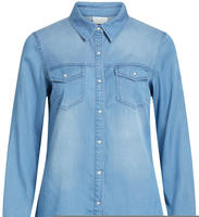 Vila Jeansbluse "VIBISTA DENIM SHIRT/SU-NOOS"