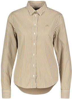 GANT Broadcloth Bluse mit Streifen (4300058) khaki