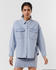 Vero Moda Vmpaloma Ls Oversized Shirt Ga Noos (10258236) light blue denim