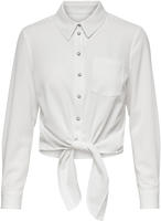 ONLY Hemdbluse "ONLLECEY LS KNOT SHIRT NOOS WVN"
