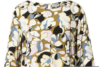 Tom Tailor Gemusterte 3/4 Arm Bluse (1030331) olive colorful floral design