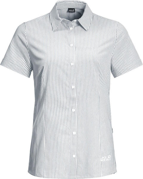 Jack Wolfskin South Port SS Shirt (1403731) teal grey stripe