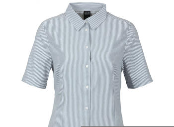 Jack Wolfskin South Port SS Shirt (1403731) midnight blue stripes