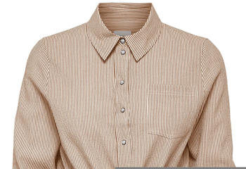 Only Onllecey Ls Knot Shirt Noos (15195910) toasted coconut
