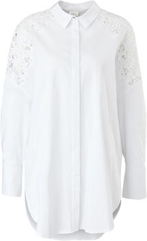 S.Oliver Longbluse mit Spitzendetails (2114335.0100) weiß