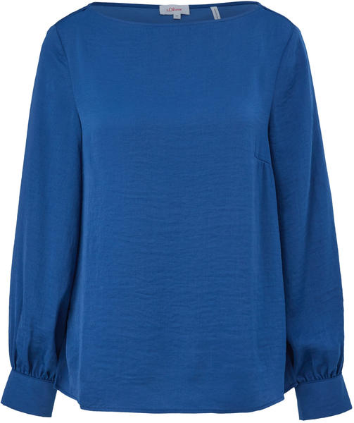 S.Oliver Bluse mit Manschettenärmeln (2124798.5659) blau