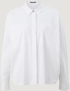 Comma Locker geschnittene Bluse (2120785.0100) weiß