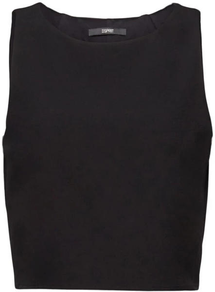 Esprit Ärmellose Bluse in verkürzter Passform (023EO1F315) black