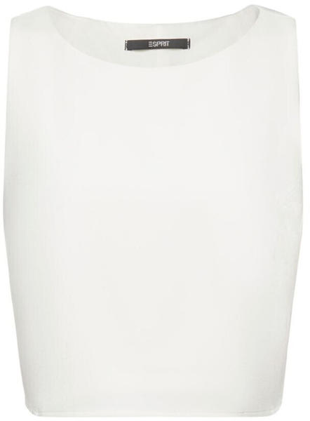Esprit Ärmellose Bluse in verkürzter Passform (023EO1F315) off white