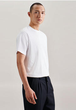 Seidensticker Rundhals T-Shirt (01.140100-0001) beige/weiß