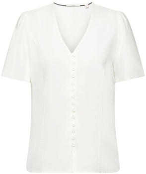 Esprit Taillierte Bluse mit Knöpfen (023EE1F311) off white