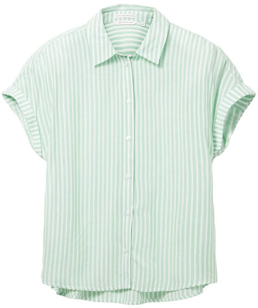 Tom Tailor Gestreifte Bluse (1035881) green white stripe woven