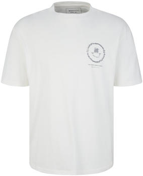 Tom Tailor Denim Oversized T-Shirt mit Print (1035602) weiß