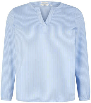 Tom Tailor Plus Gestreiftes Blusenshirt (1037104) blau