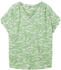 Tom Tailor Gemusterte Kurzarm-Bluse (1035256_31574) grün