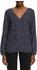 edc by Esprit Bluse mit Muster (992CC1F309) navy