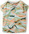 Tom Tailor Plus - Gemusterte Kurzarmbluse (1035967-31122) colorful wavy design