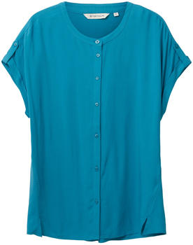Tom Tailor Loose Fit Bluse (1036709-31668) petrol green