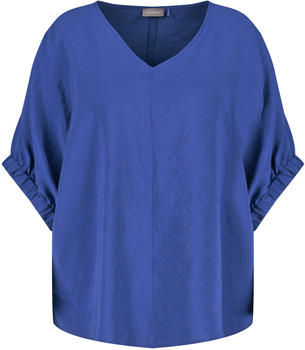 Samoon Lässiges Blusenshirt aus fein schimmernder Qualität (260050-21120-8750) cobalt blue