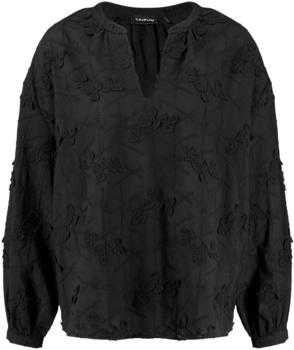 Taifun Leichte Bluse mit Baumwollspitze (360316-11010-1100) schwarz