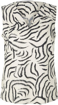 Tom Tailor Ärmellose Bluse (1031663) beige abstract waves design