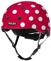 Melon MUAG049M#XXS, Melon Urban Active All Stars Urban Helmet Rot 2XS-S Dotty White