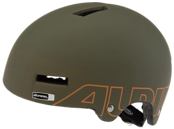 Alpina Airtime Helm - olive-orange matt