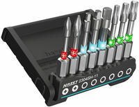 Hazet 2304SH-11, Hazet 2304SH-11 Bit-Set 8teilig Innen T-Profil, Innen-Sechskant,