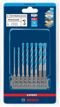 Bosch EXPERT HEX-9 MultiConstruction Pick and Click Bohrer-Set 3-8mm (2608901455)
