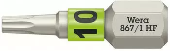 Wera 867/1 TORX HF Bit mit Haltefunktion, TX 10 x 25 mm