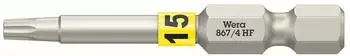 Wera 867/4 TORX HF Bit mit Haltefunktion, TX 15 x 50 mm