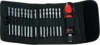 Bitsortiment In Rolltasche 17-teilig Mit Schnellwechselfutter - Format