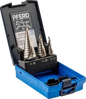 Pferd Tools Stufenbohrer Hss 9 Bohrstufen &Oslash; 4-12 Mm 3-fl&auml;chenschaft-&oslash; 6 Mm