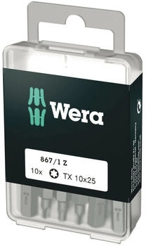 Wera 867/1 DIY TORX Bits, TX 10 x 25 mm (10tlg.)