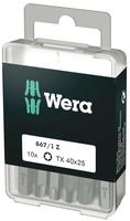 Wera 05072412001, Wera 867/1 DIY TORX Bits, TX 40 x 25 mm, 10-teilig 05072412001,