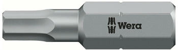 Wera "840/1 Z Sechskant-Bits, SW (z&ouml;llig) 1/4\", L&auml;nge 25 mm (10Stk.)