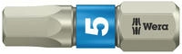 Bit Rostfrei 1/4 Din 3126 C6,3 Innensechskant 3x25mm Wera