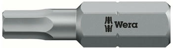 Wera 840/1 Z Sechskant-Bits, SW (metrisch) 4,0 mm, Länge 25 mm (10Stk.)