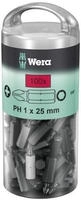 Wera Bit 1/4" Din3126 E6,3 Kreuzschlitz PH2 x 25 mm 100er Pack - 05072441001