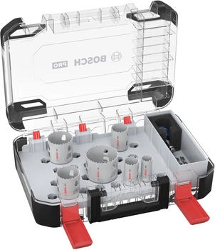 Bosch PRO Multi Material PC Plus Lochsägen-Set 20, 44, 64 mm 9 Teilig