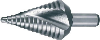 RUKO Stufenbohrer HSS spiralgenutet mit Kreuzanschliff Bohrbereich 4-30 mm Schneidenanzahl 2 Stufenanzahl 14 kurze Ausführung (101063)
