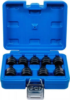 BGS Kraft-Bit-Einsatz-Satz 12,5 mm (1/2") T-Profil (für Torx) T20 - T70 9-tlg. (5486)