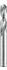 Alpen HSS-E Metall-Spiralbohrer Cobalt 2,5 mm DIN 1897 Zylinderschaft (92100250100)