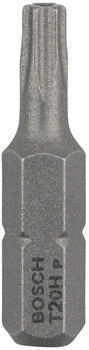 Bosch Security-Torx-Schrauberbit T20H Extra-Hart, 2 St&uuml;ck, 25 mm (2608522011)