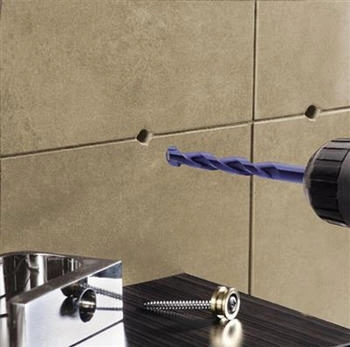 KWB Glas- und Fliesenbohrer 10 mm Gesamtl&auml;nge 120 mm Zylinderschaft (051400)