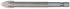 Heller QuickBit CeramicMaster Glas- und Fliesenbohrer 3 x 75 mm (50091)