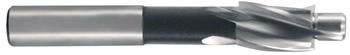 RUKO Flachsenker DIN 373 HSS mit Zylinderschaft und festem Führungszapfen M6 (102404)