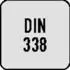 Dormer Spiralbohrer HSS DIN 338 N TiN-Tip 1,4 mm