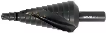 SW-Stahl Stufenbohrer HSS-G TiN 6-30mm Spiralform (82417L)
