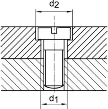 G&uuml;hring Kurzstufenbohrer HSS TiN Durchgangsloch 180&deg; M6 (9002490110000)